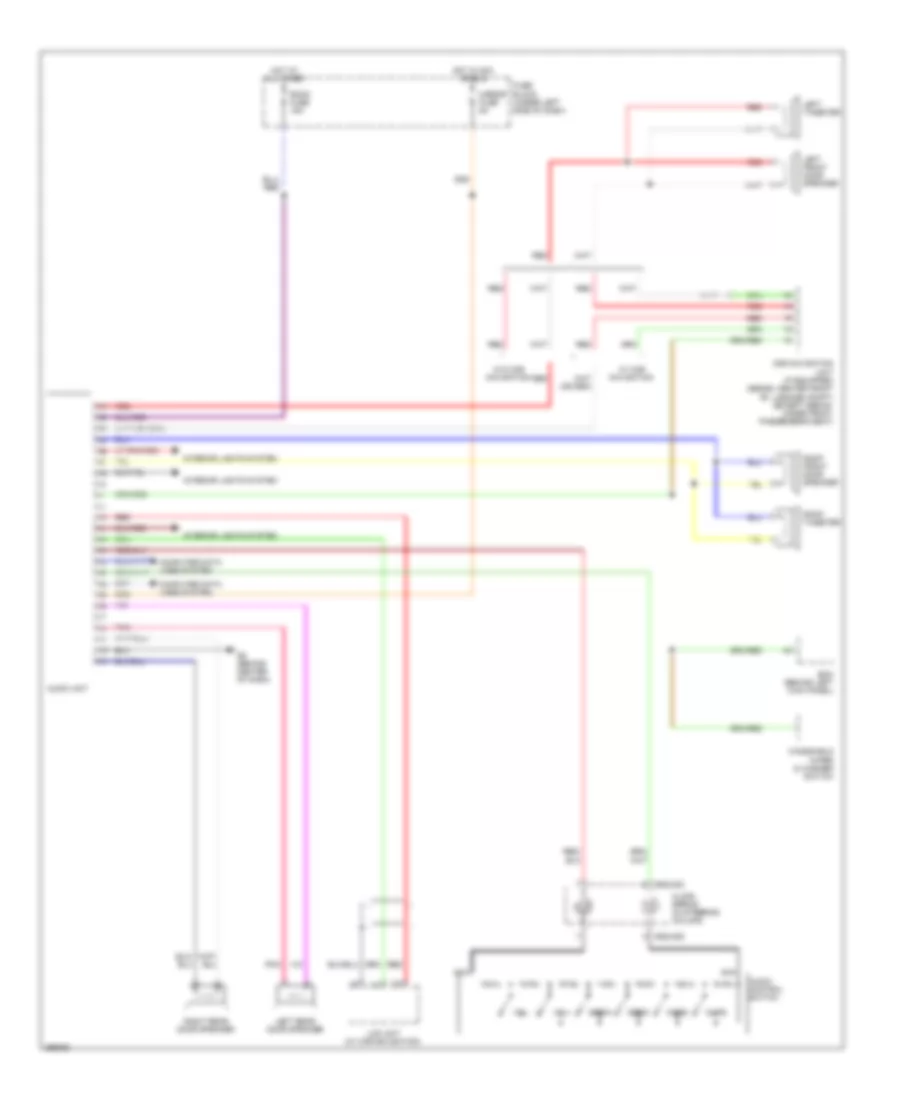 Radio Wiring Diagram with Base Radio for Mazda 6 i Touring 2008