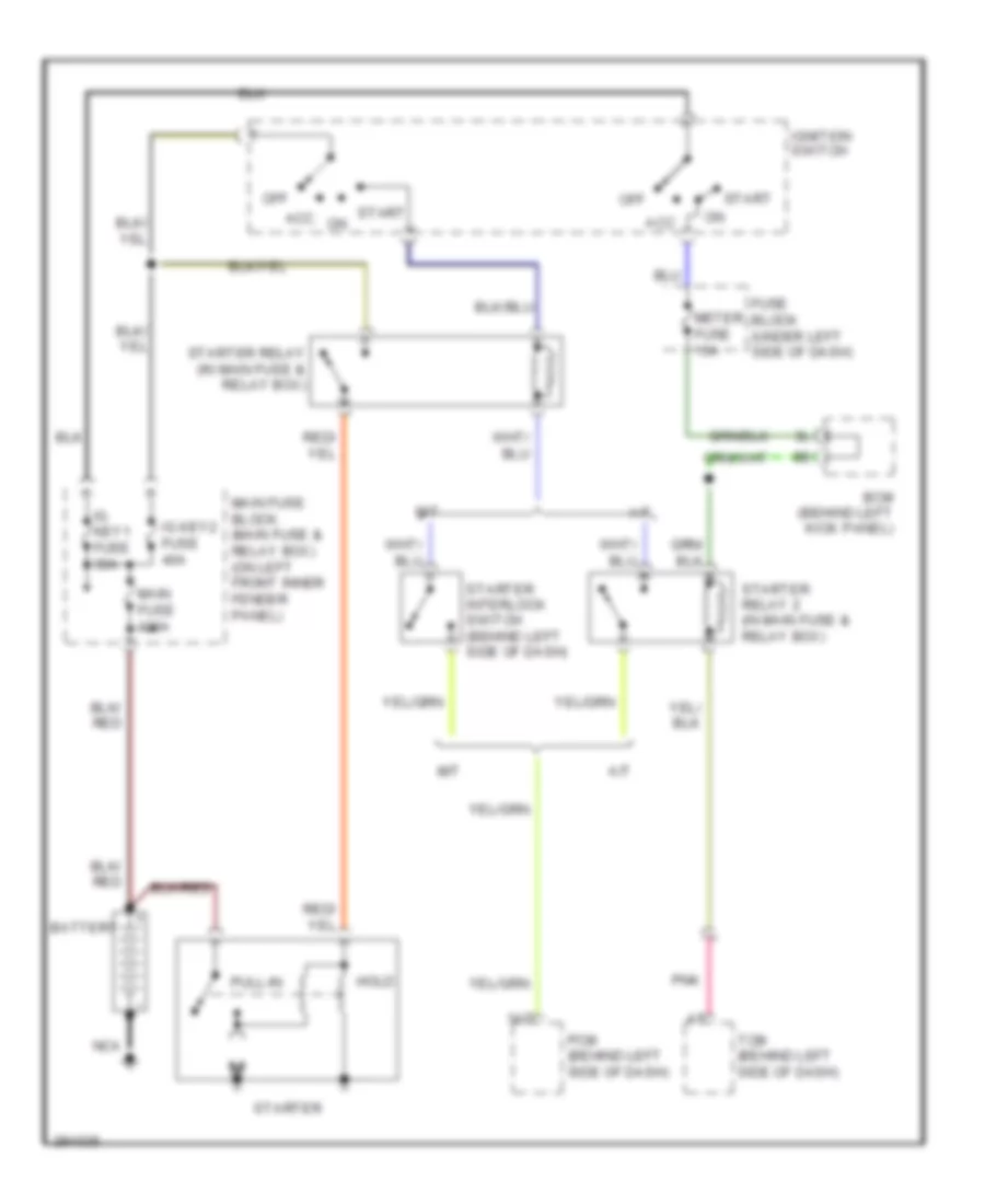 3 0L Starting Wiring Diagram for Mazda 6 i Touring 2008