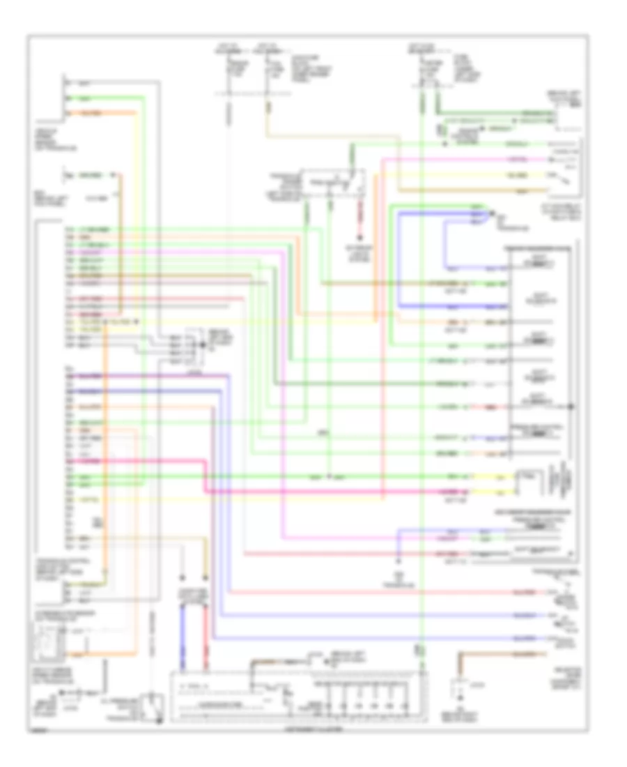 2 3L A T Wiring Diagram for Mazda 6 i Touring 2008