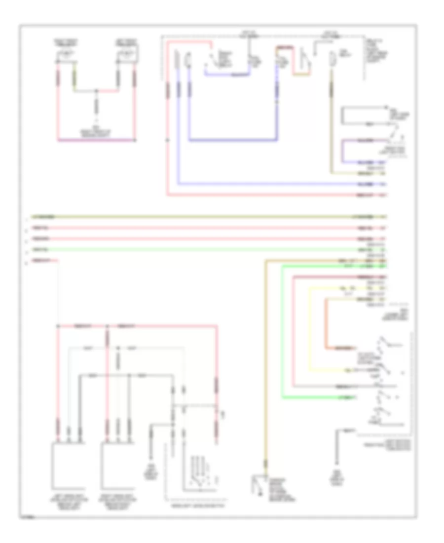 Headlights Wiring Diagram, without DRL (2 of 2) for Mazda 5 Sport 2012