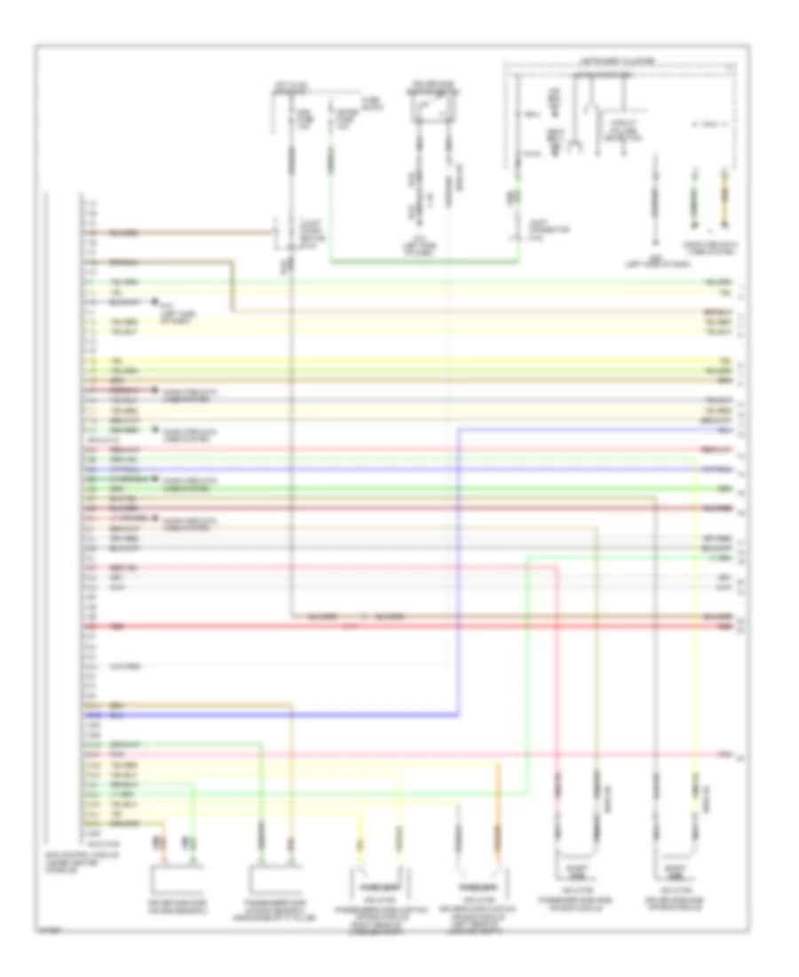 Supplemental Restraints Wiring Diagram 1 of 2 for Mazda 5 Sport 2012
