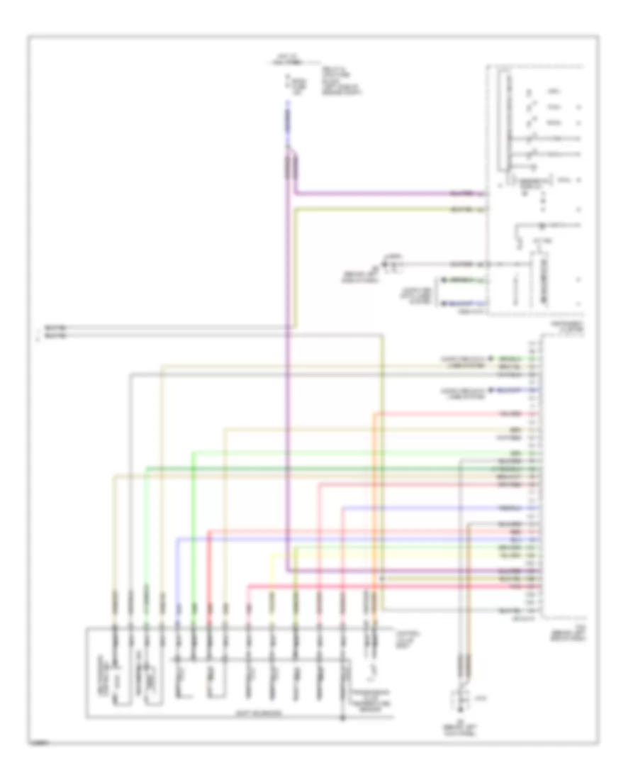 Transmission Wiring Diagram (2 of 2) for Mazda MX-5 Miata Sport 2010