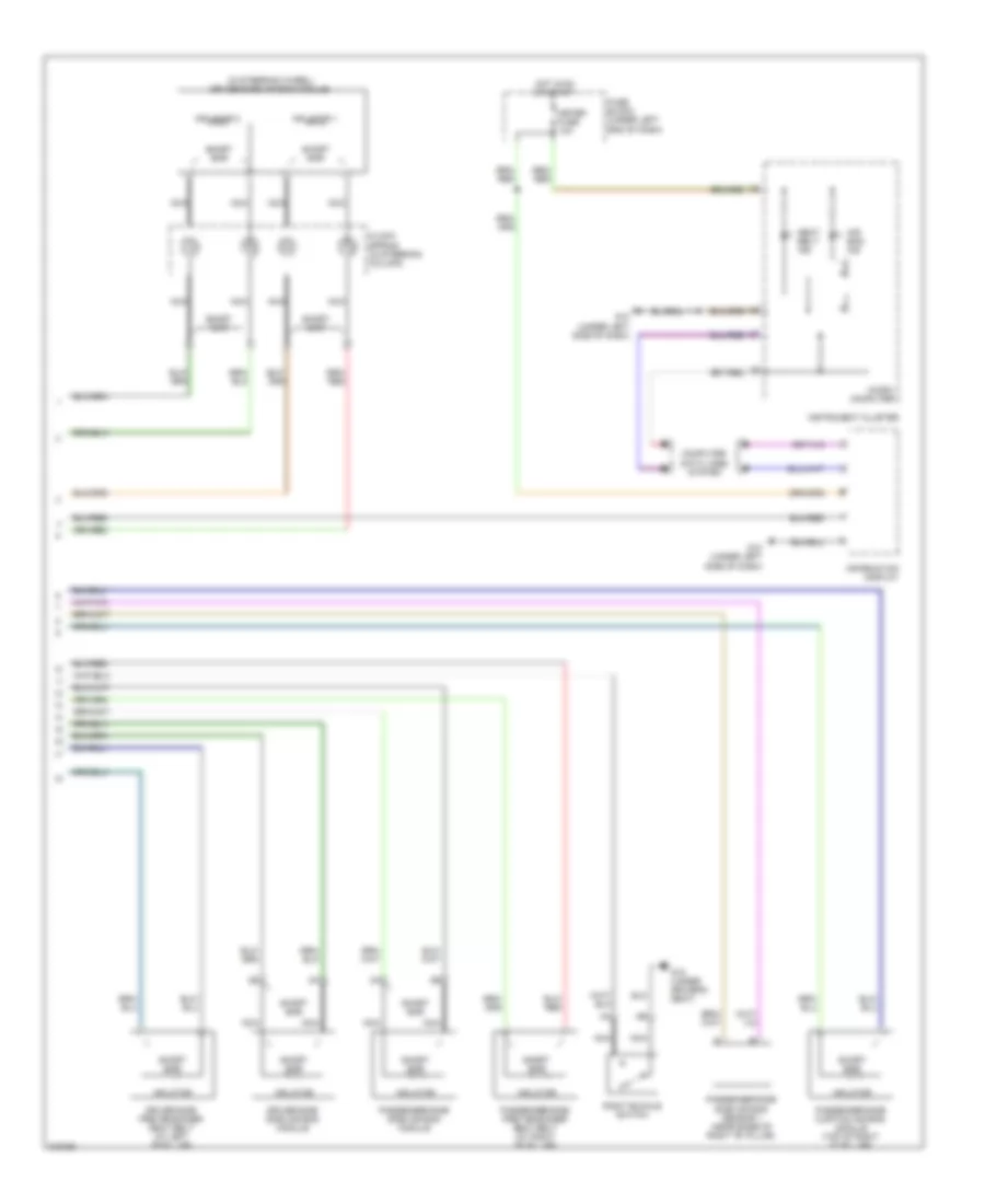 Supplemental Restraints Wiring Diagram (2 of 2) for Mazda CX-7 Touring 2009