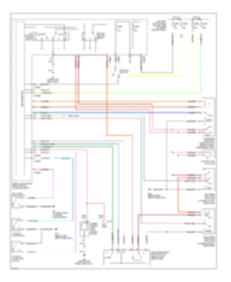 Forced Entry Wiring Diagram for Mazda Tribute i 2005