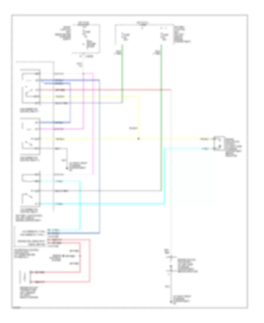 3.0L, Cooling Fan Wiring Diagram for Mazda Tribute i 2005