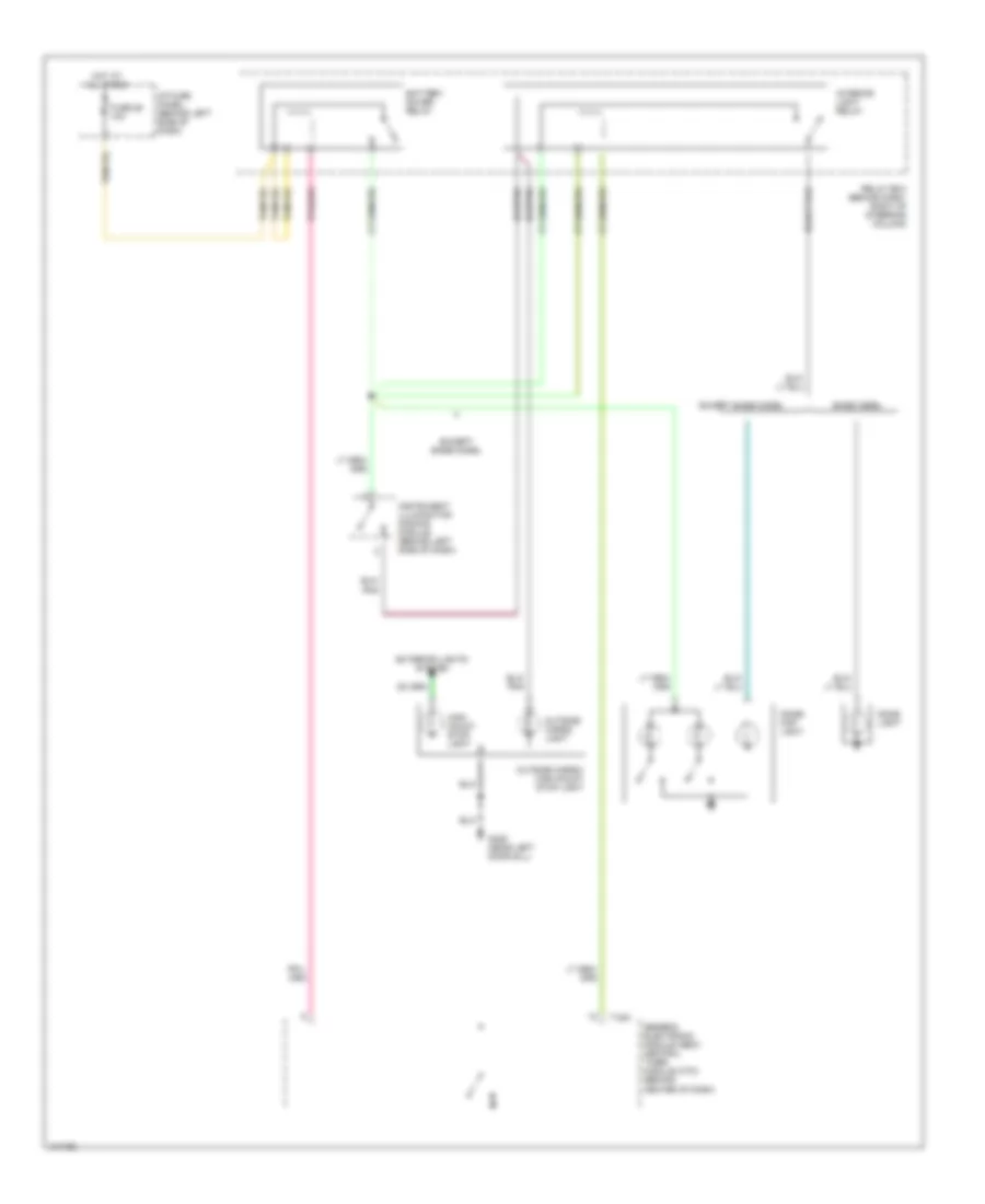 Courtesy Lamps Wiring Diagram for Mazda BSX 1998 3000