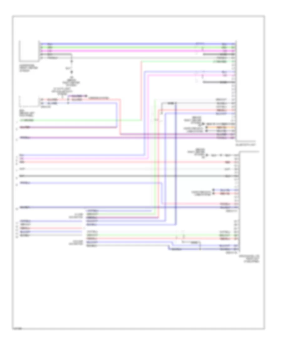 Radio Wiring Diagram without BOSE 2 of 2 for Mazda CX 9 Grand Touring 2009