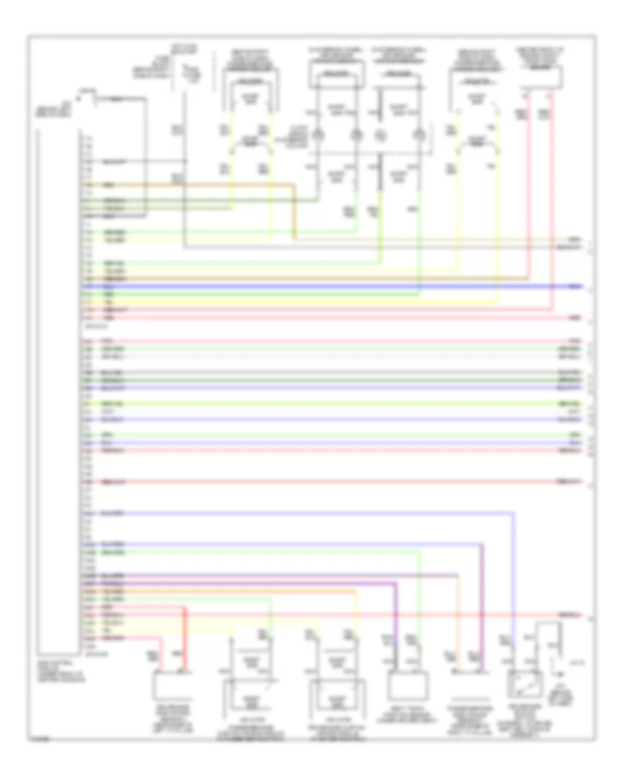 Supplemental Restraints Wiring Diagram 1 of 2 for Mazda CX 9 Grand Touring 2009