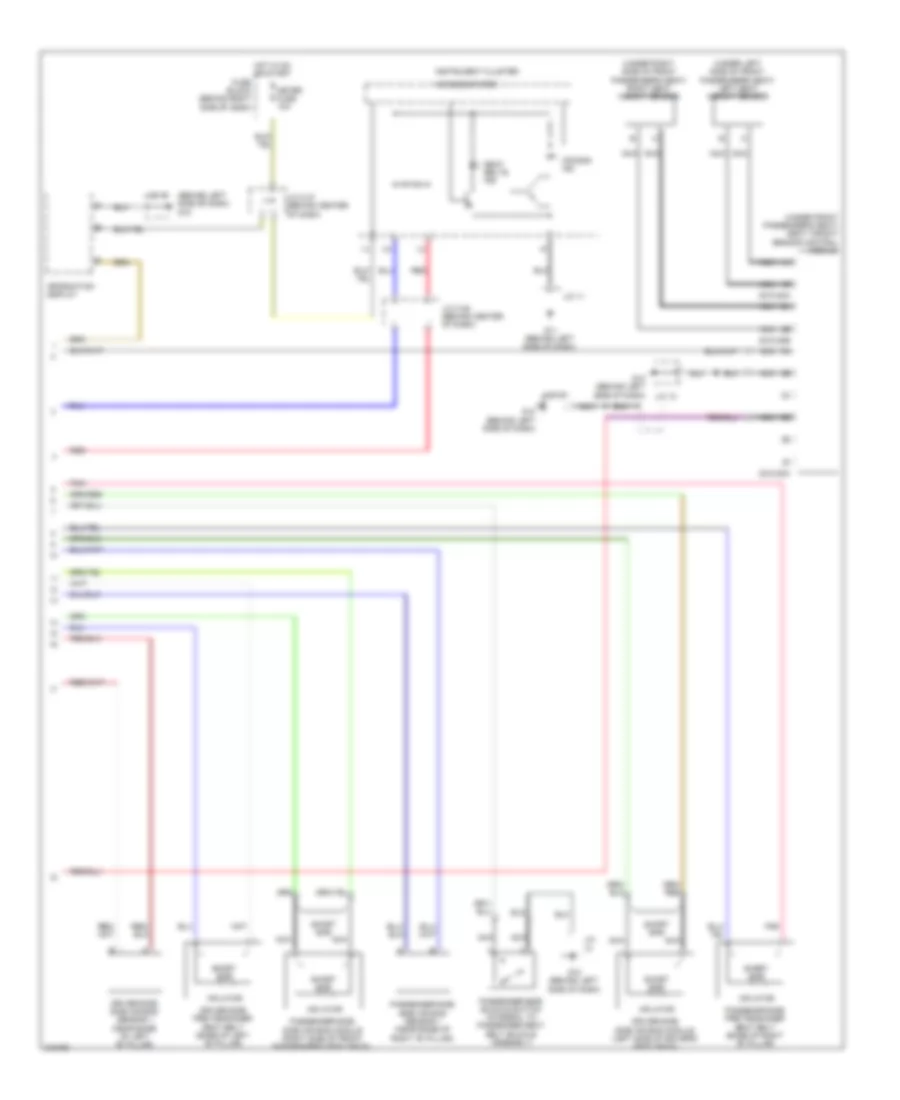 Supplemental Restraints Wiring Diagram 2 of 2 for Mazda CX 9 Grand Touring 2009