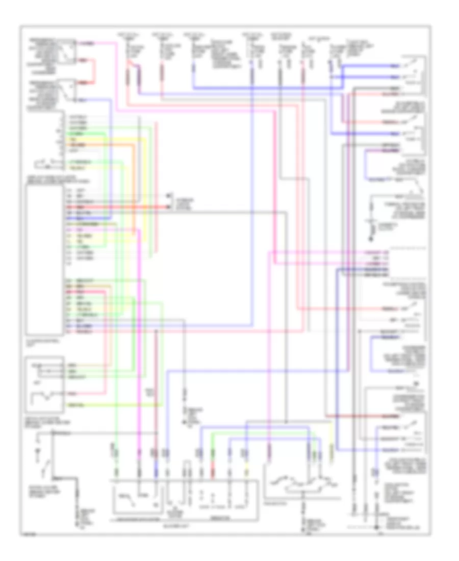 Manual AC Wiring Diagram for Mazda 626 ES 2002