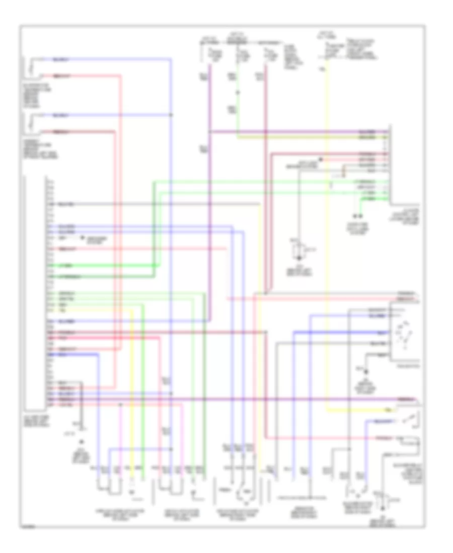 Manual AC Wiring Diagram (1 of 2) for Mazda RX-8 Grand Touring 2010