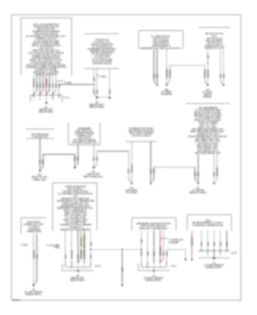 Ground Distribution Wiring Diagram 1 of 2 for Mazda RX 8 Grand Touring 2010