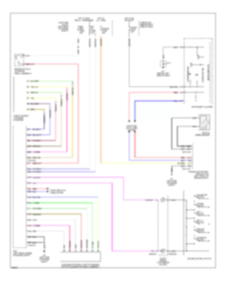 Cruise Control Wiring Diagram for Mazda CX 9 Touring 2007