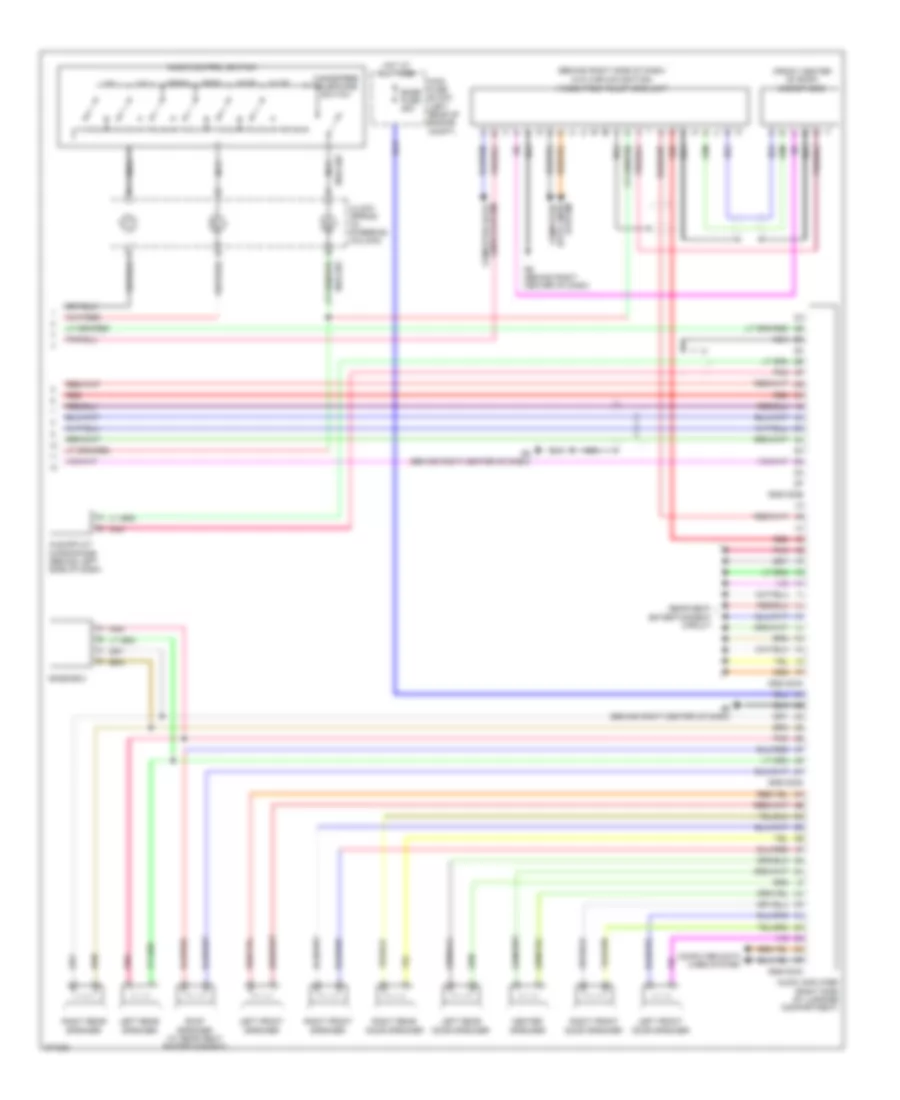 Radio Wiring Diagram, with Bose (2 of 2) for Mazda CX-9 Touring 2007