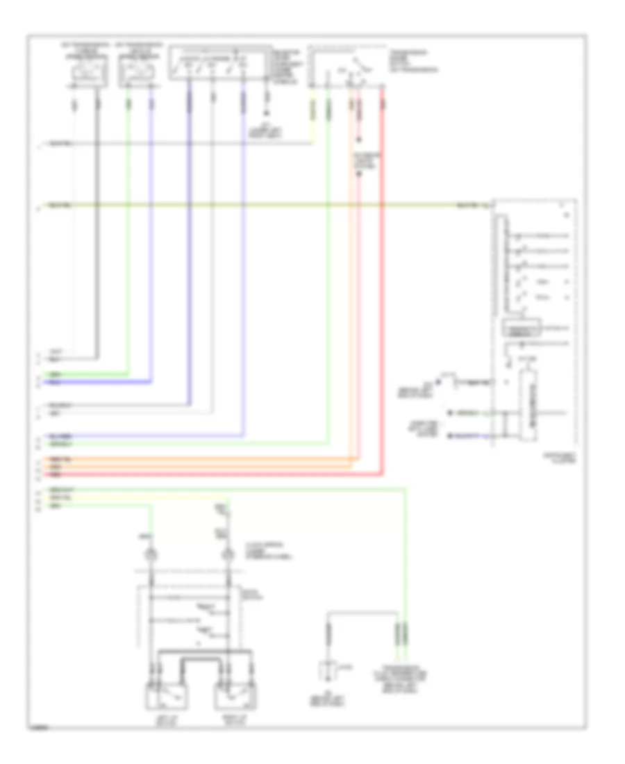 Transmission Wiring Diagram 2 of 2 for Mazda RX 8 R3 2010