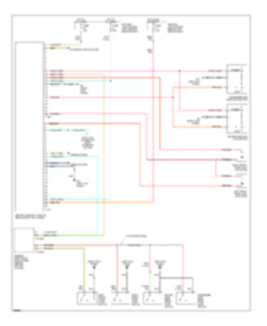 Forced Entry Wiring Diagram for Mazda B2002 2300