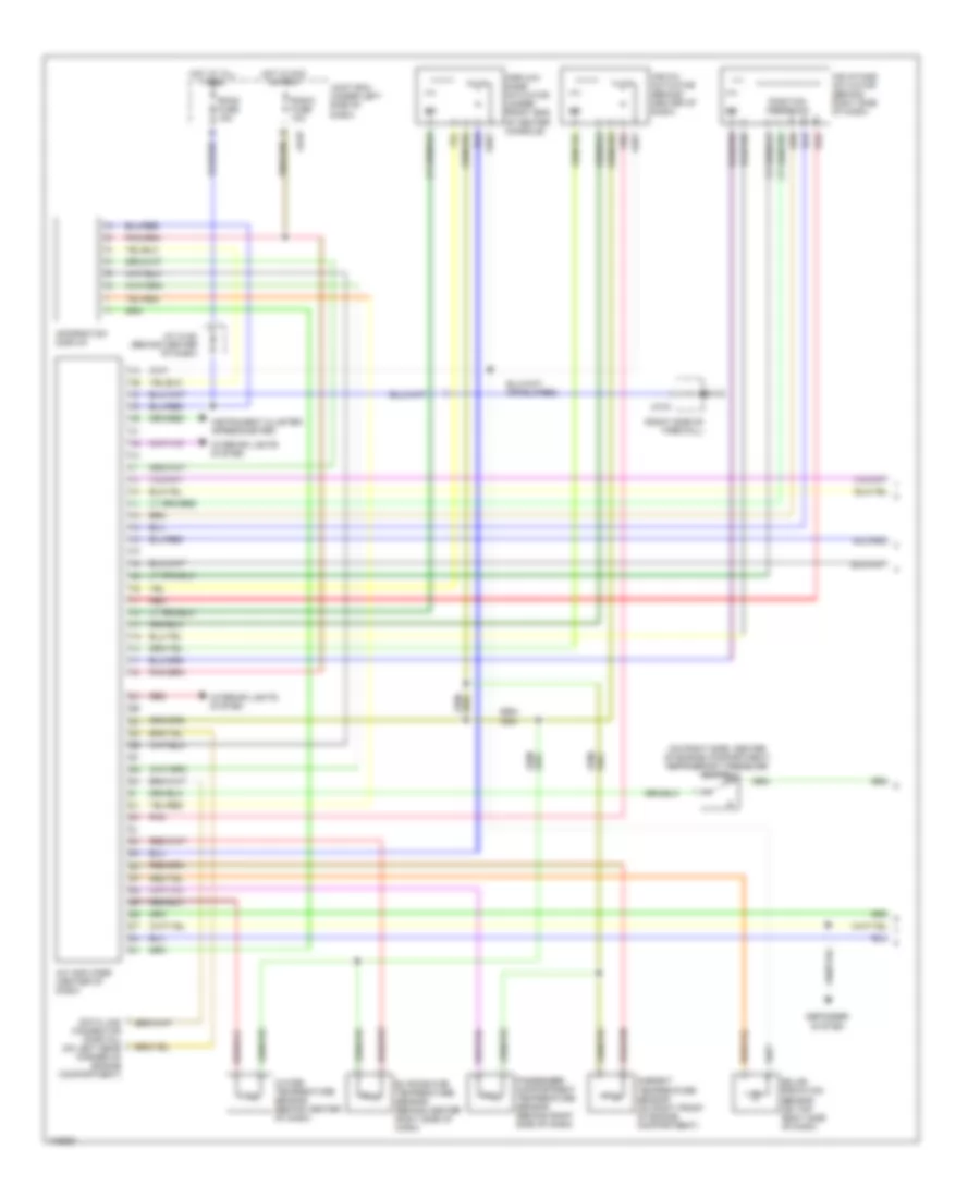2 3L A C Wiring Diagram 1 of 2 for Mazda Millenia S 1998