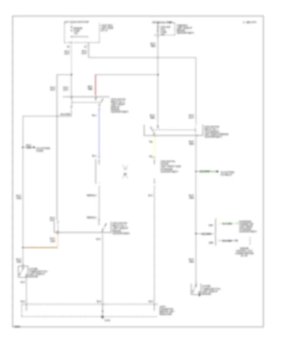 Cooling Fan Wiring Diagram A T for Mazda 323 SE 1991