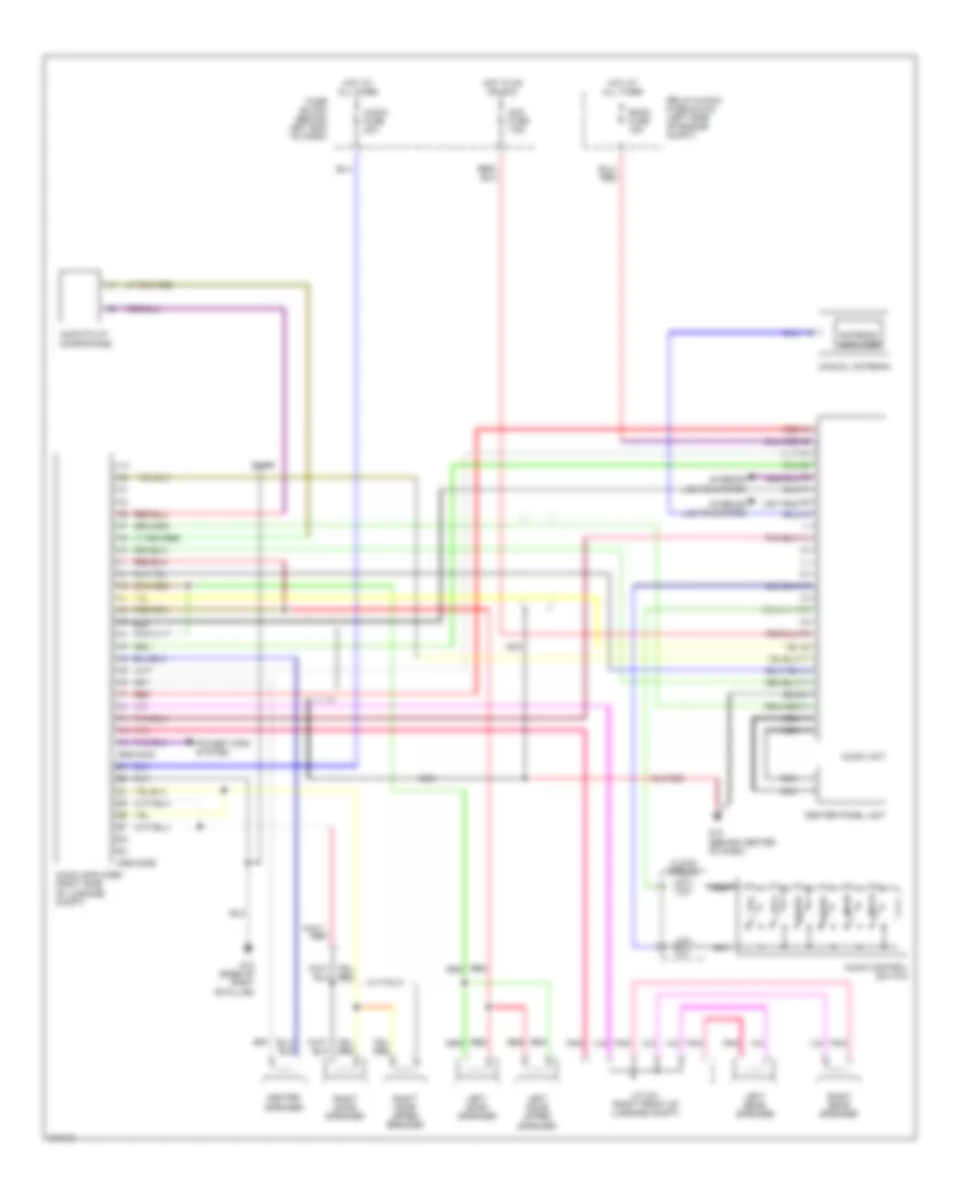 Radio Wiring Diagram with Bose for Mazda MX 5 Miata Grand Touring 2007