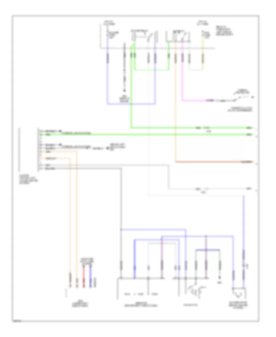 Manual A C Wiring Diagram 1 of 2 for Mazda 2 Touring 2011