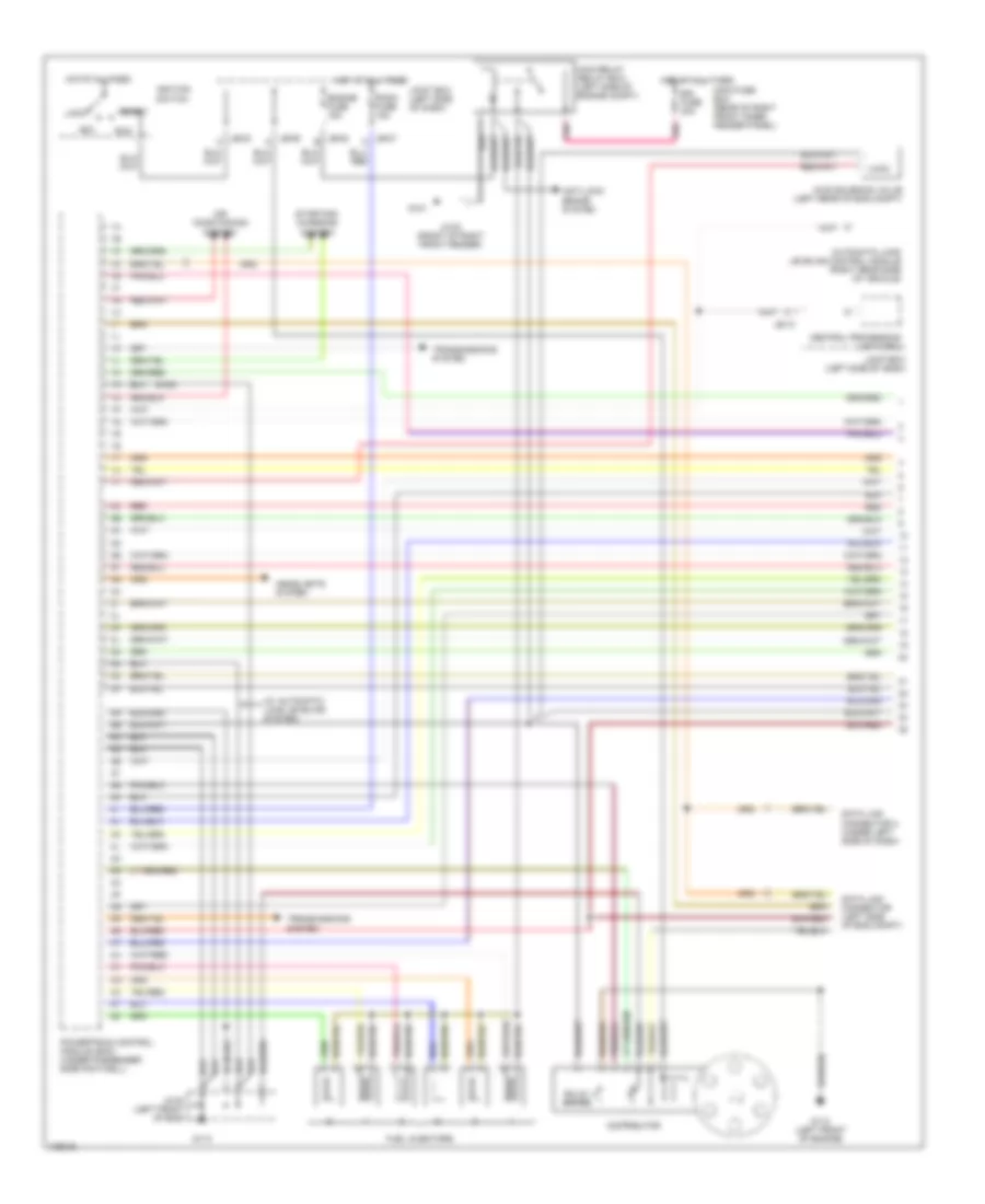 3 0L Engine Performance Wiring Diagrams 1 of 2 for Mazda MPV ES 1998