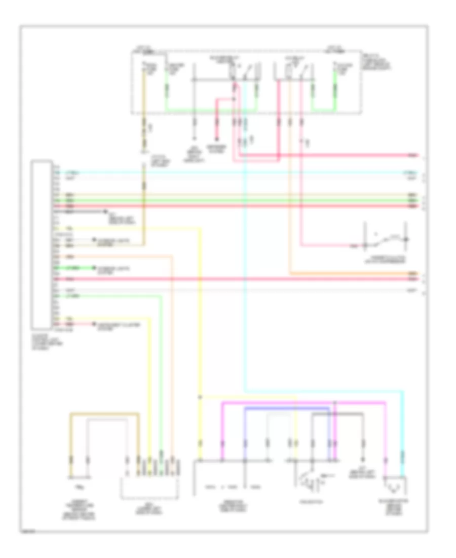 Manual A C Wiring Diagram 1 of 2 for Mazda 3 i Sport 2011