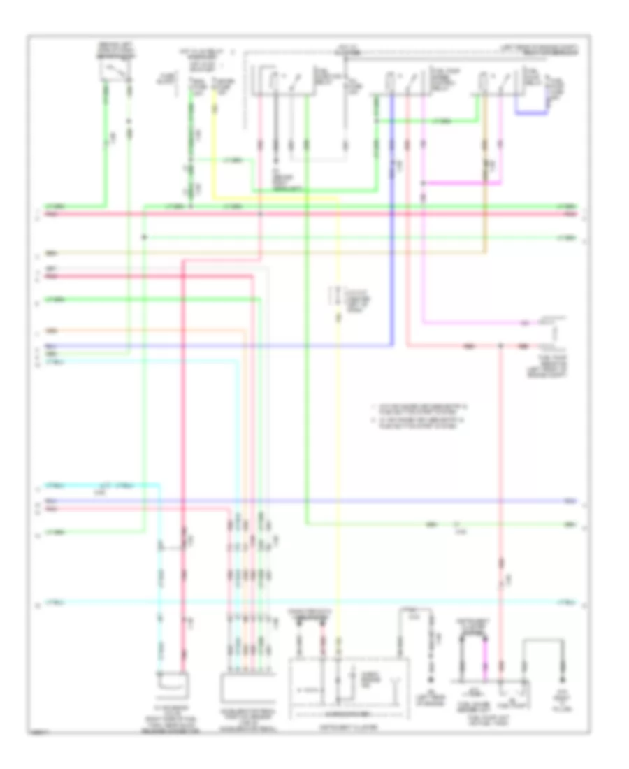 2.3L Turbo, Engine Performance Wiring Diagram (2 of 4) for Mazda 3 i Sport 2011