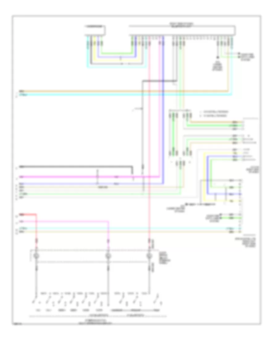 Radio Wiring Diagram, without Bose (2 of 2) for Mazda 3 i Sport 2011