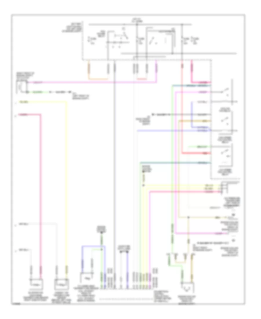 Air Conditioning Wiring Diagram, Except Hybrid (2 of 2) for Mazda Tribute Hybrid Grand Touring 2010