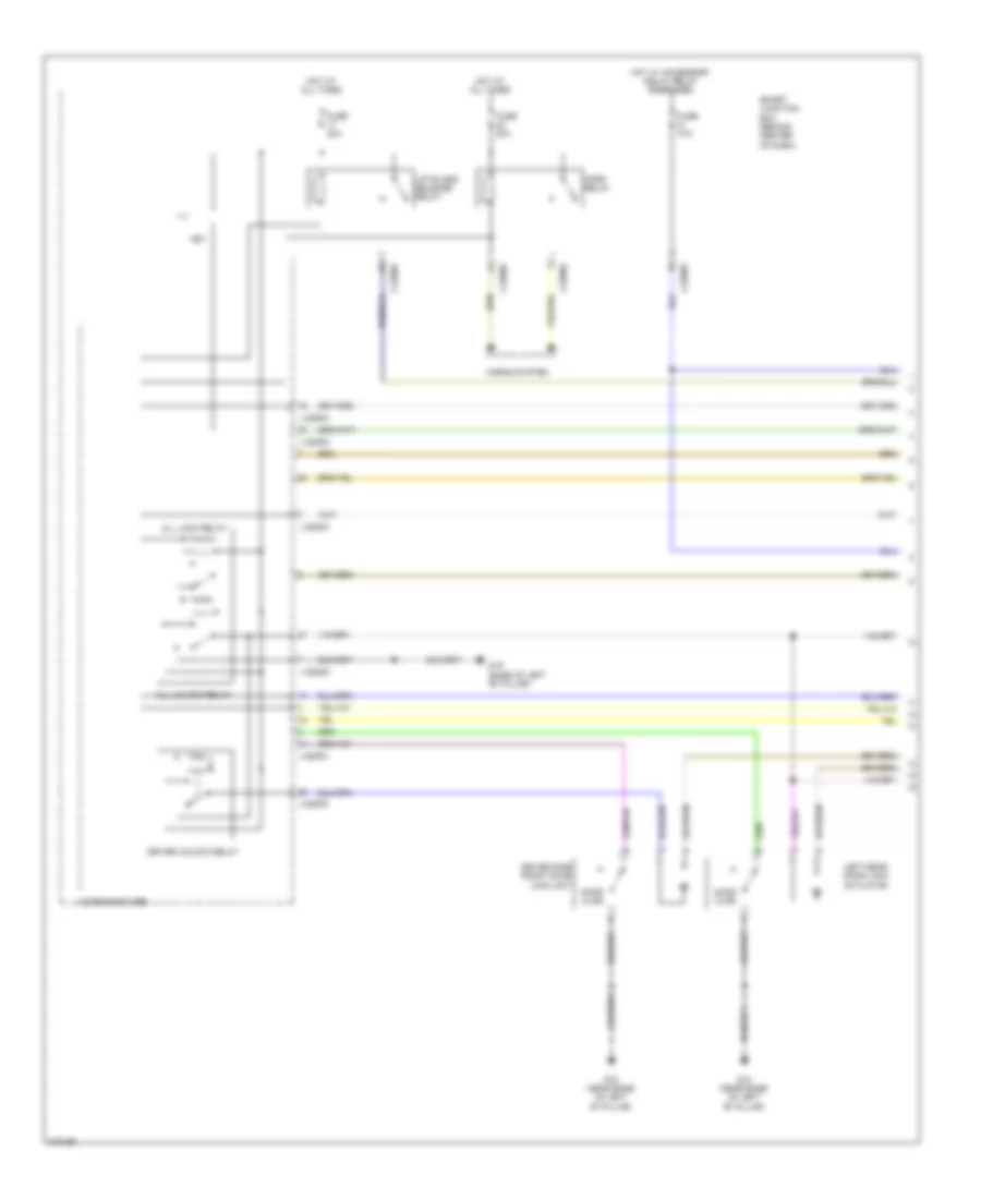 Forced Entry Wiring Diagram Except Hybrid 1 of 2 for Mazda Tribute Hybrid Grand Touring 2010