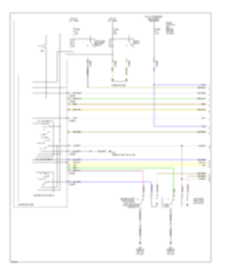 Forced Entry Wiring Diagram, Hybrid (1 of 2) for Mazda Tribute Hybrid Grand Touring 2010