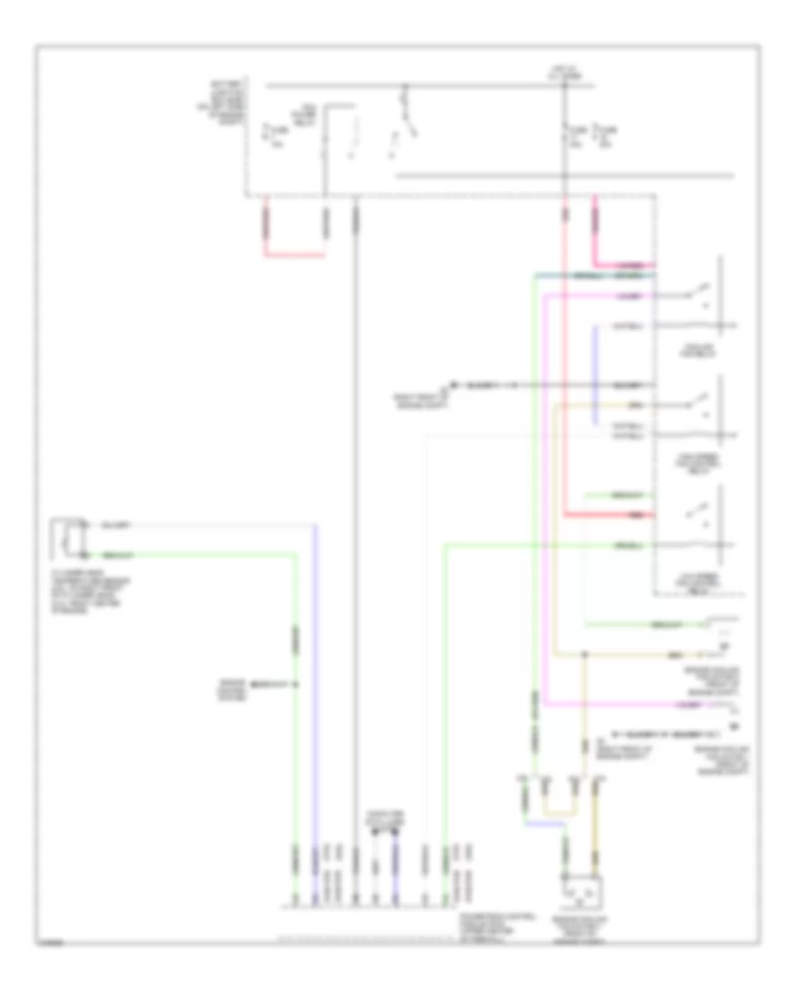 Cooling Fan Wiring Diagram Except Hybrid for Mazda Tribute Hybrid Grand Touring 2010