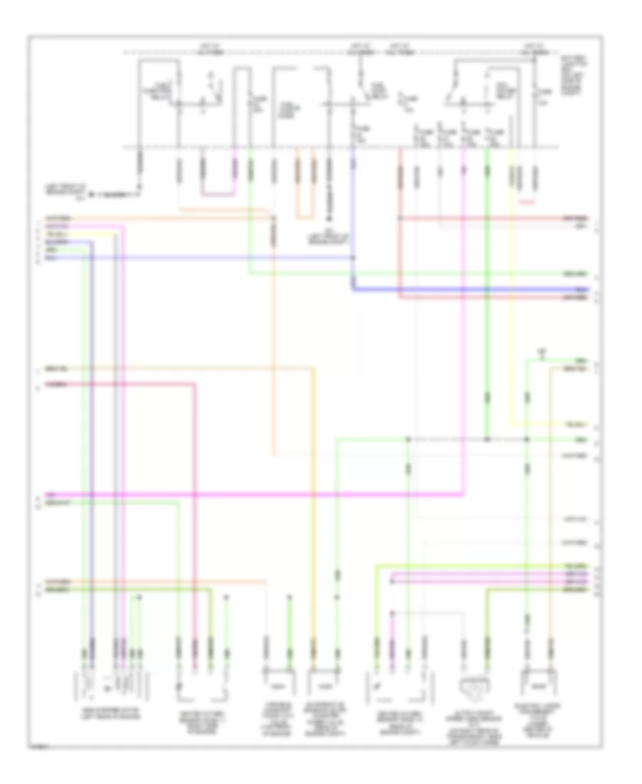 2 5L Engine Performance Wiring Diagram Except Hybrid 2 of 4 for Mazda Tribute Hybrid Grand Touring 2010