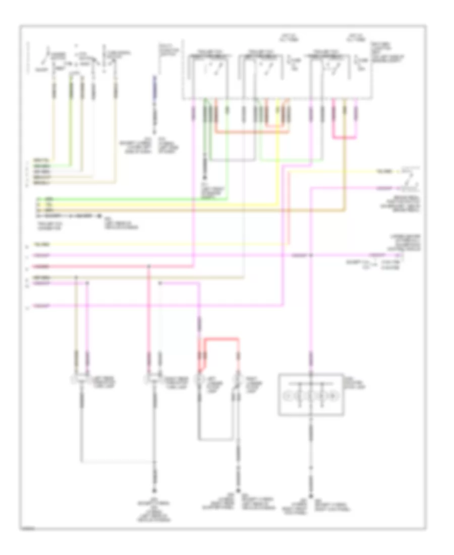 Exterior Lamps Wiring Diagram (2 of 2) for Mazda Tribute Hybrid Grand Touring 2010