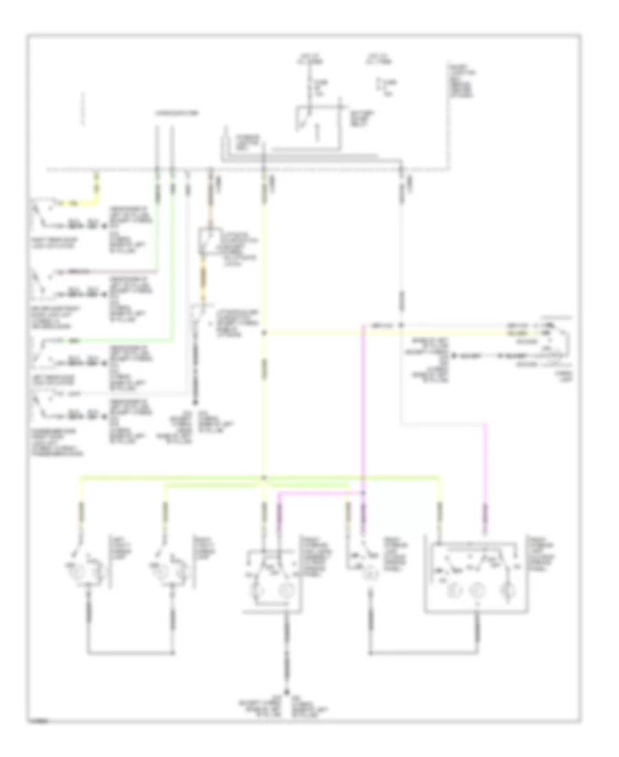 Courtesy Lamps Wiring Diagram for Mazda Tribute Hybrid Grand Touring 2010