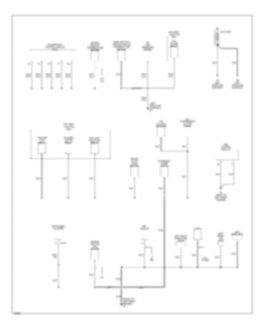 Ground Distribution Wiring Diagram 1 of 4 for Mazda BDual Sport 2002 3000
