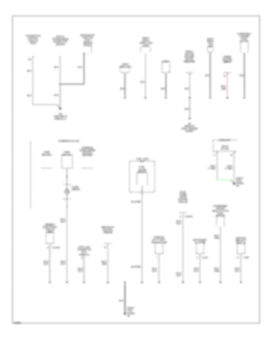 Ground Distribution Wiring Diagram (2 of 4) for Mazda B3000 Dual Sport 2002