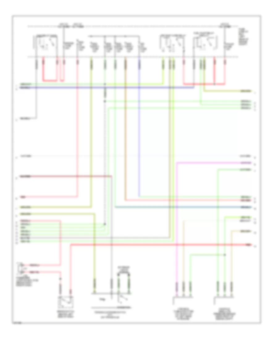 2.3L, Engine Performance Wiring Diagram, California (2 of 4) for Mazda 3 i 2006