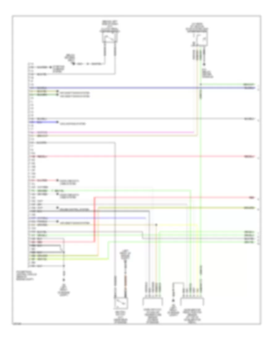 2 3L Engine Performance Wiring Diagram Except California 1 of 4 for Mazda 3 i 2006