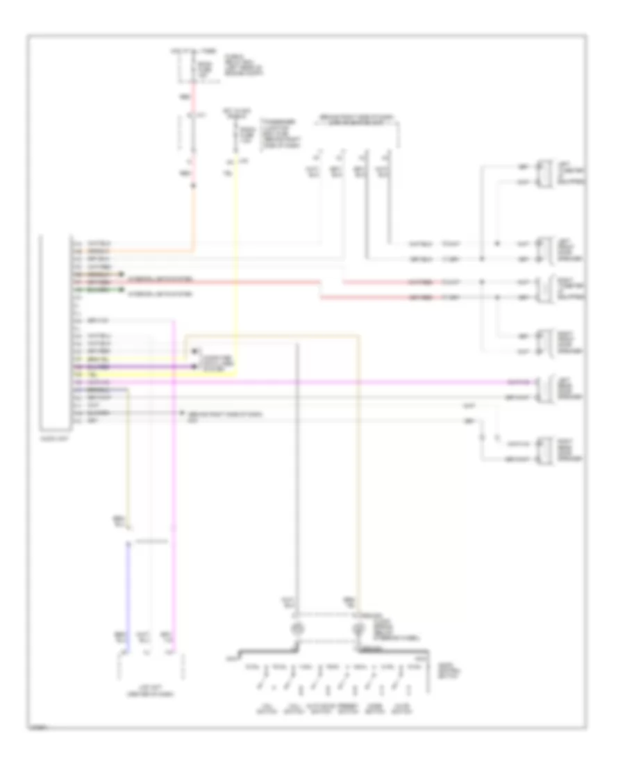 Radio Wiring Diagram with Base with Navigation for Mazda 3 i 2006