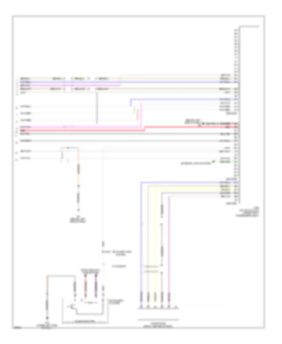 Navigation Wiring Diagram, with Bose (3 of 3) for Mazda CX-7 Grand Touring 2008