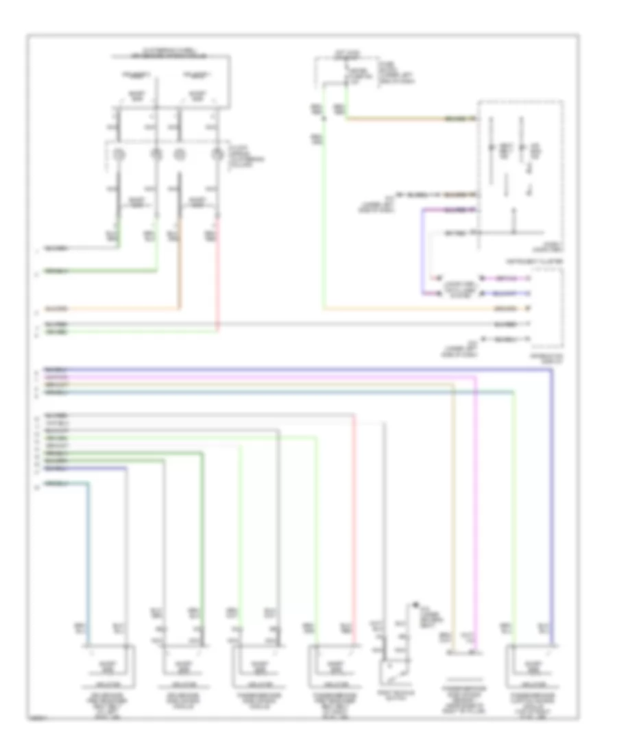 Supplemental Restraints Wiring Diagram 2 of 2 for Mazda CX 7 Grand Touring 2008
