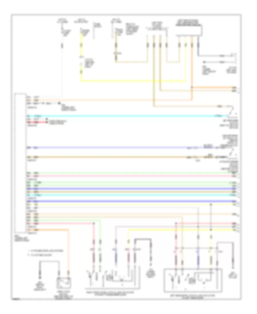Forced Entry Wiring Diagram, without Advanced Keyless Entry  Start System (1 of 2) for Mazda 3 i SV 2011