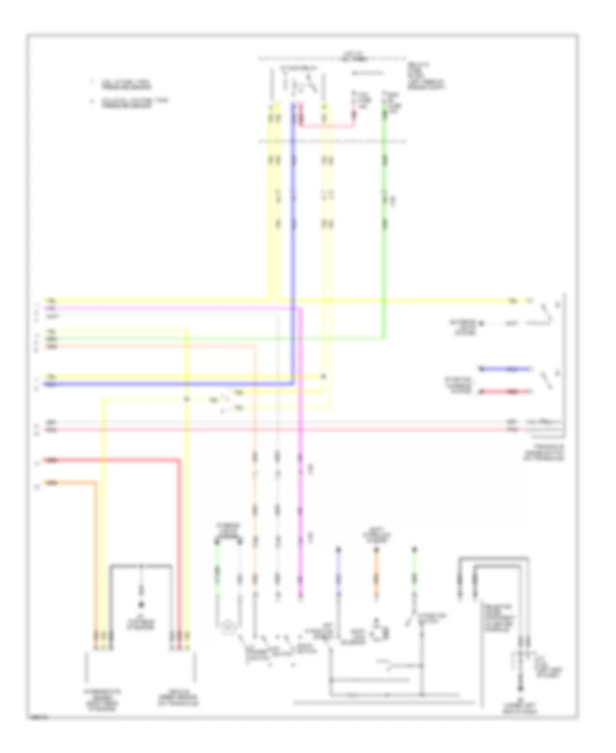 Transmission Wiring Diagram (2 of 2) for Mazda 3 i SV 2011