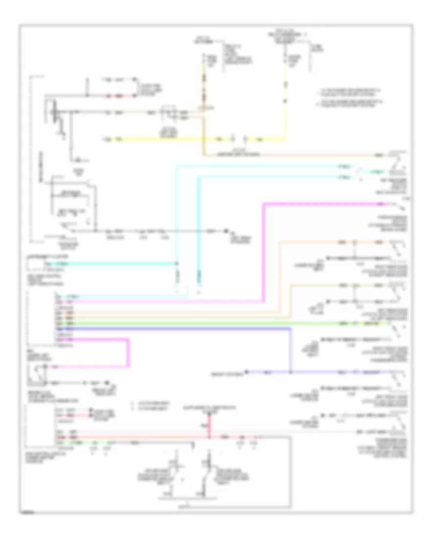 Chime Wiring Diagram for Mazda 3 i SV 2011