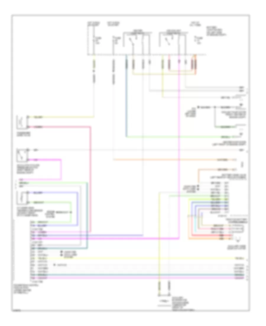 Air Conditioning Wiring Diagram, Hybrid (3 of 4) for Mazda Tribute Hybrid Touring 2010
