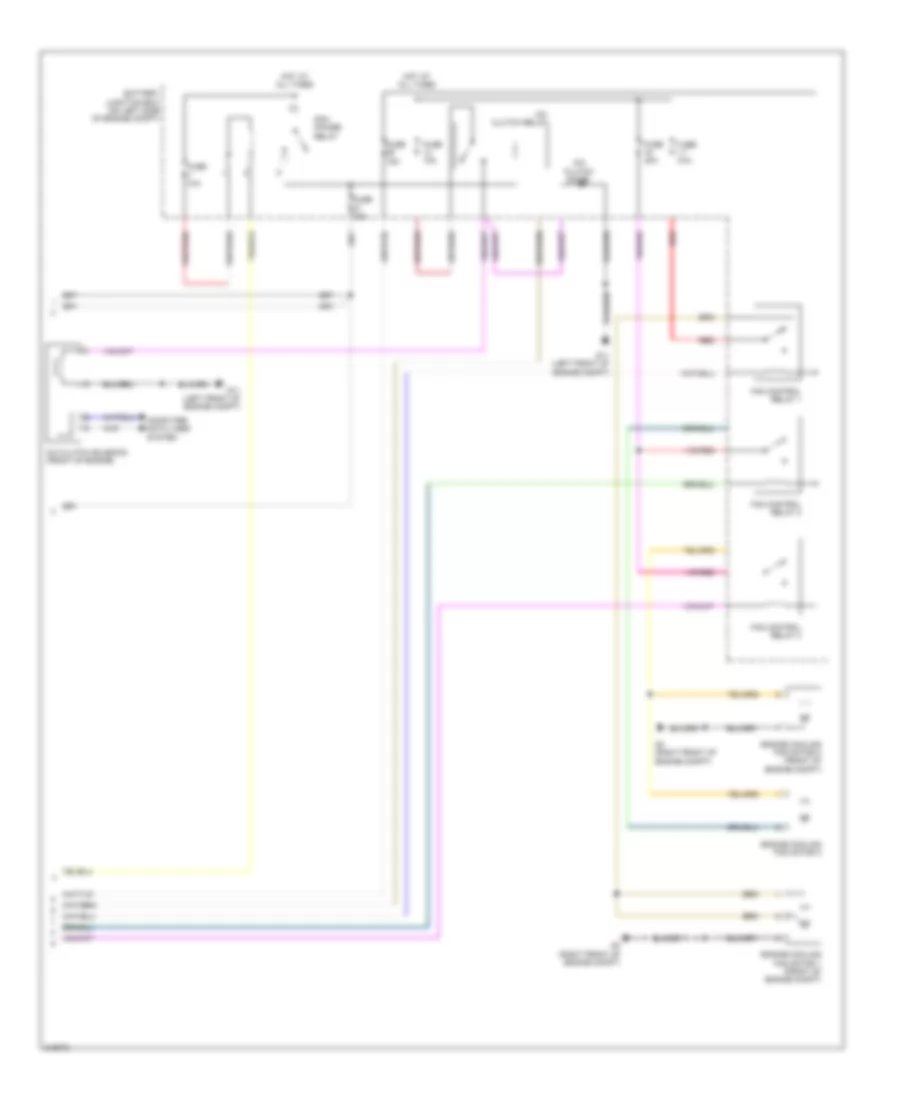 Air Conditioning Wiring Diagram, Hybrid (4 of 4) for Mazda Tribute Hybrid Touring 2010