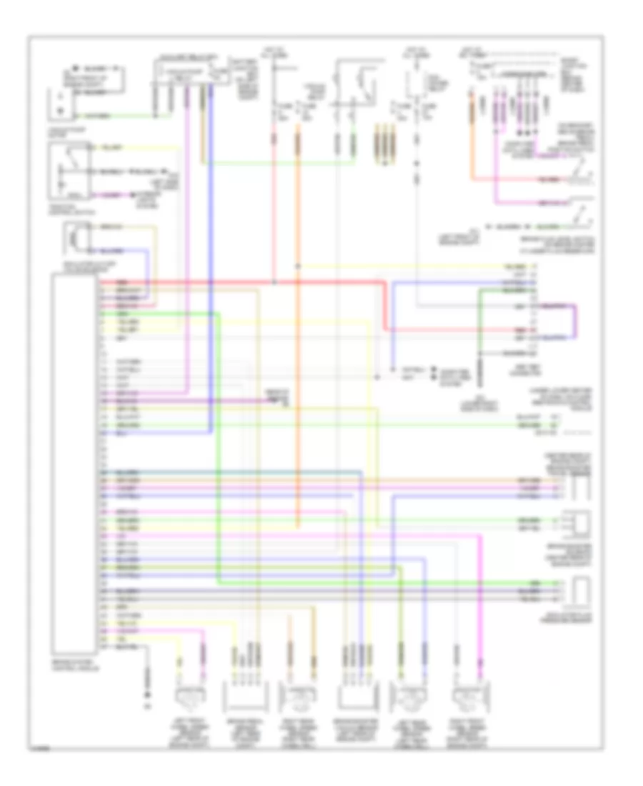 Anti-lock Brakes Wiring Diagram, Hybrid for Mazda Tribute Hybrid Touring 2010