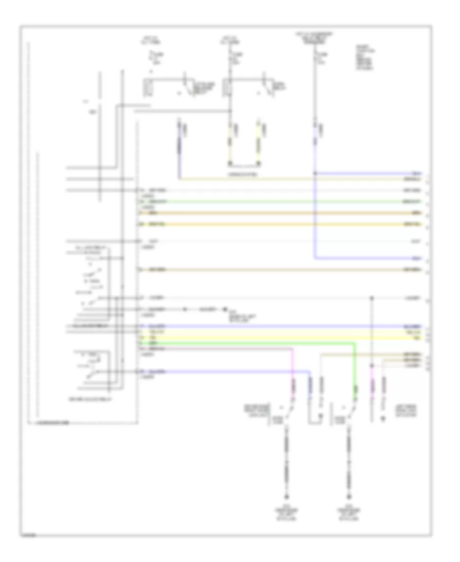 Forced Entry Wiring Diagram Except Hybrid 1 of 2 for Mazda Tribute Hybrid Touring 2010