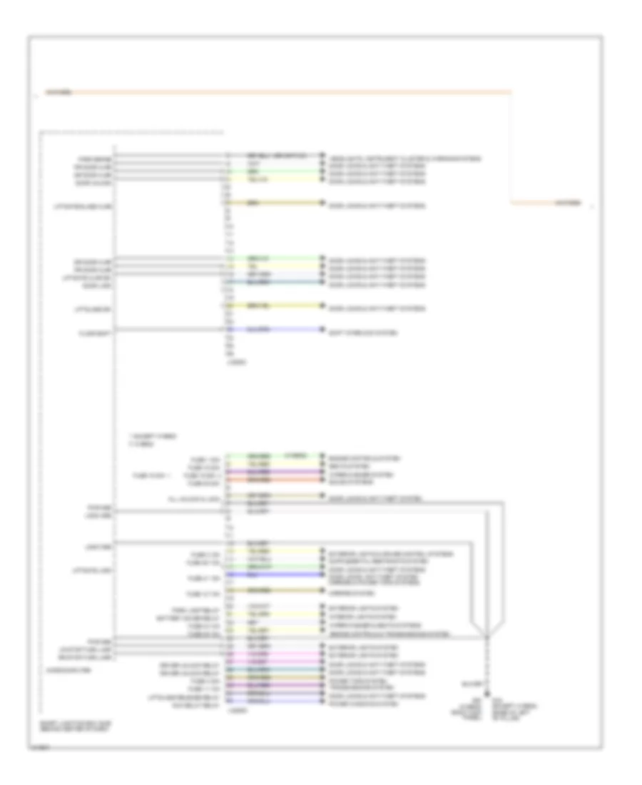 Body Control Modules Wiring Diagram (2 of 3) for Mazda Tribute Hybrid Touring 2010